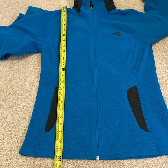 North Face Zip Up Light Weight Flashdry Jacket Teal SZ small petite - Picture 9 of 10